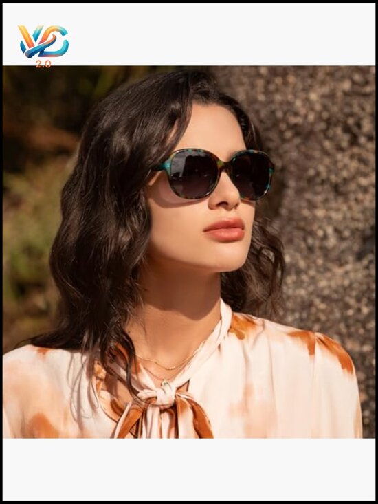 Oversized Acetate Square Polarized Sunglasses Retro Trendy UV Protection Big main image 5
